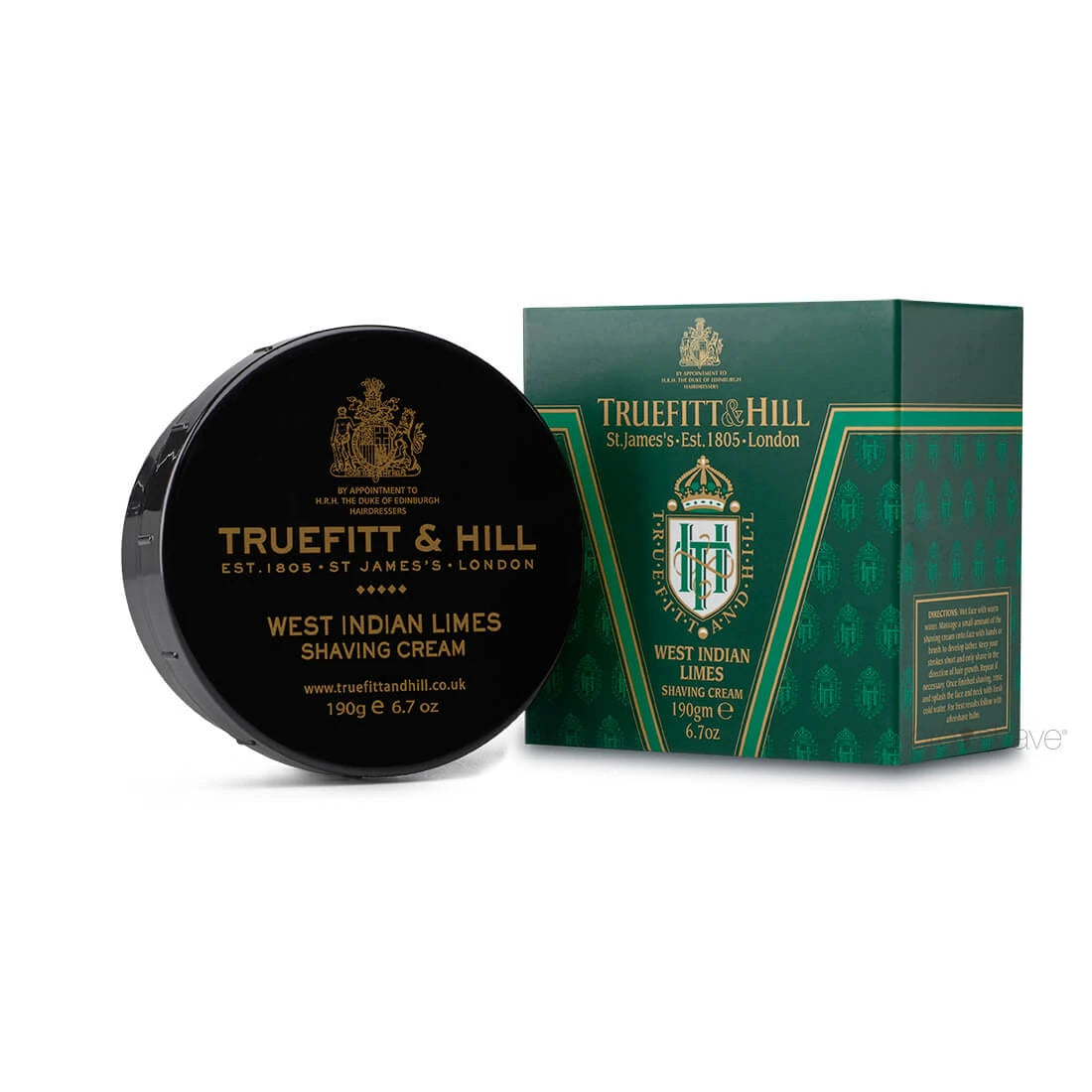 Shaving cream, West Indian Limes, 190 gr.