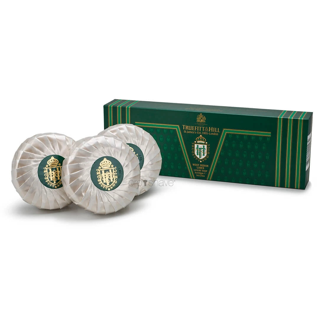 Soap, West Indian Limes (triple-milled), 3x150 gr.