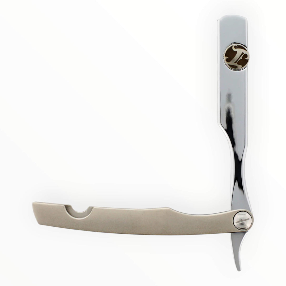 Straight Razor, Nickel & Chrome