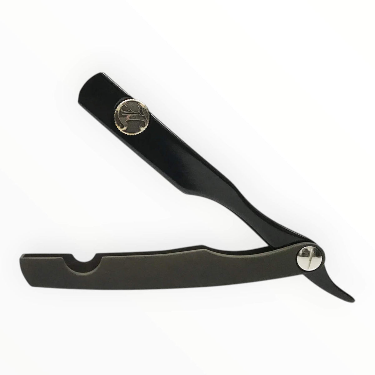 Straight razor, Cerakote finish, Black