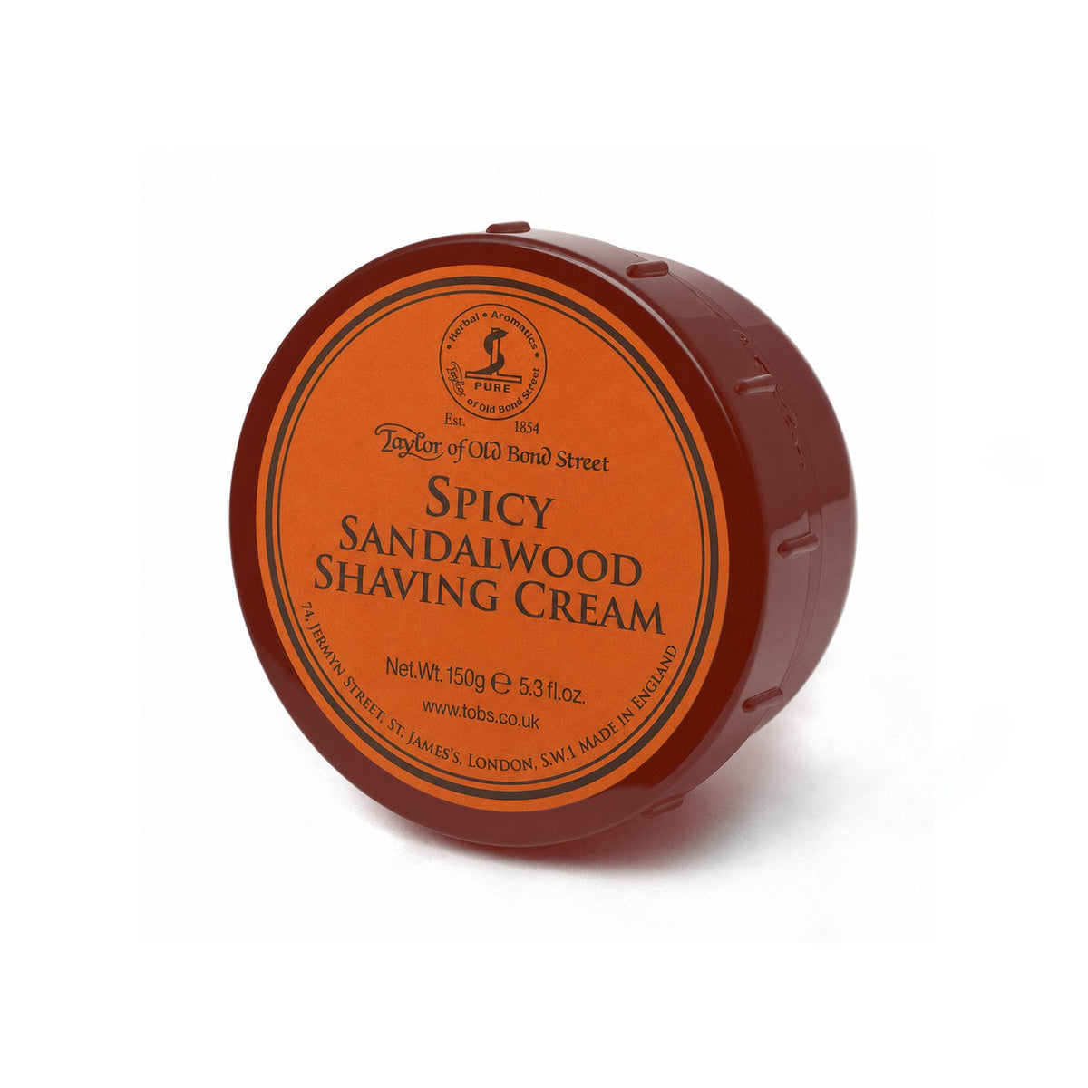 Shaving Cream, Spicy Sandalwood, 150 g