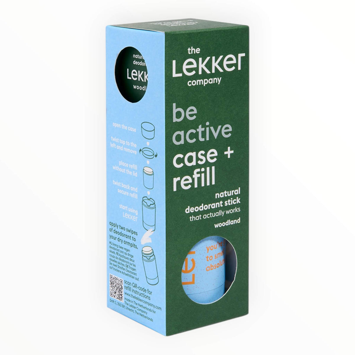 Deodorant Stick, Refill Starter Set, Be Active