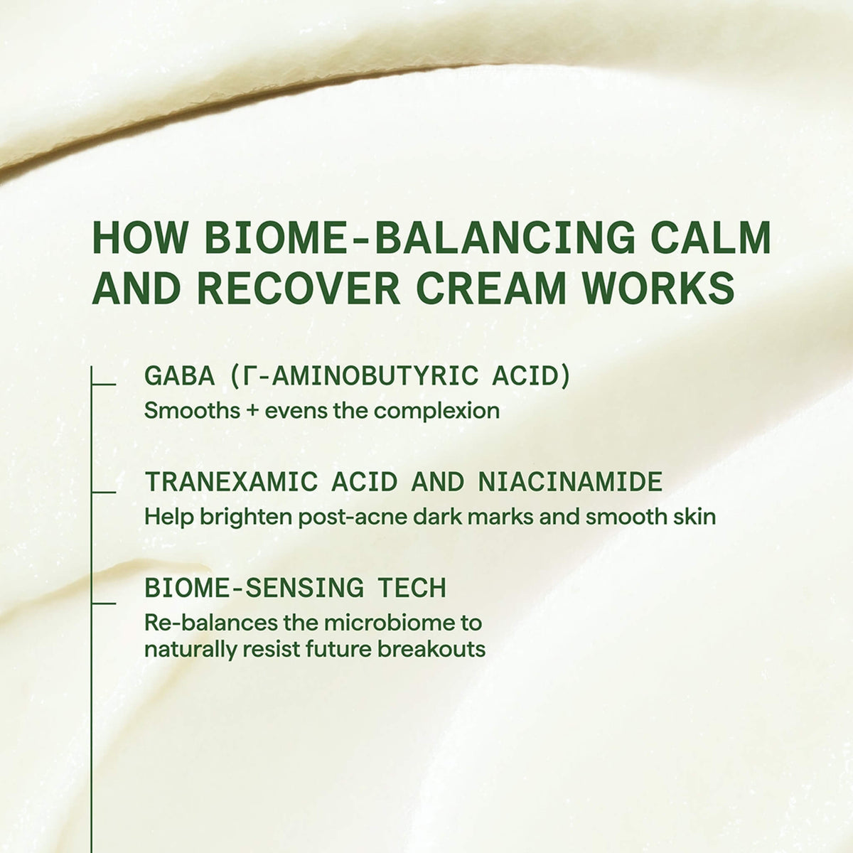 Biome-Balancing Calm + Recover Cream, Blemish Control, 50 ml.