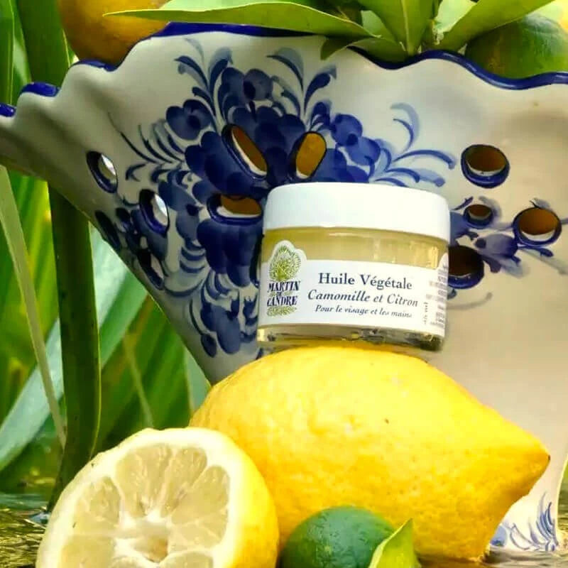 Preshave Oil, Copra Chamomilla & Lemon, 45 ml.