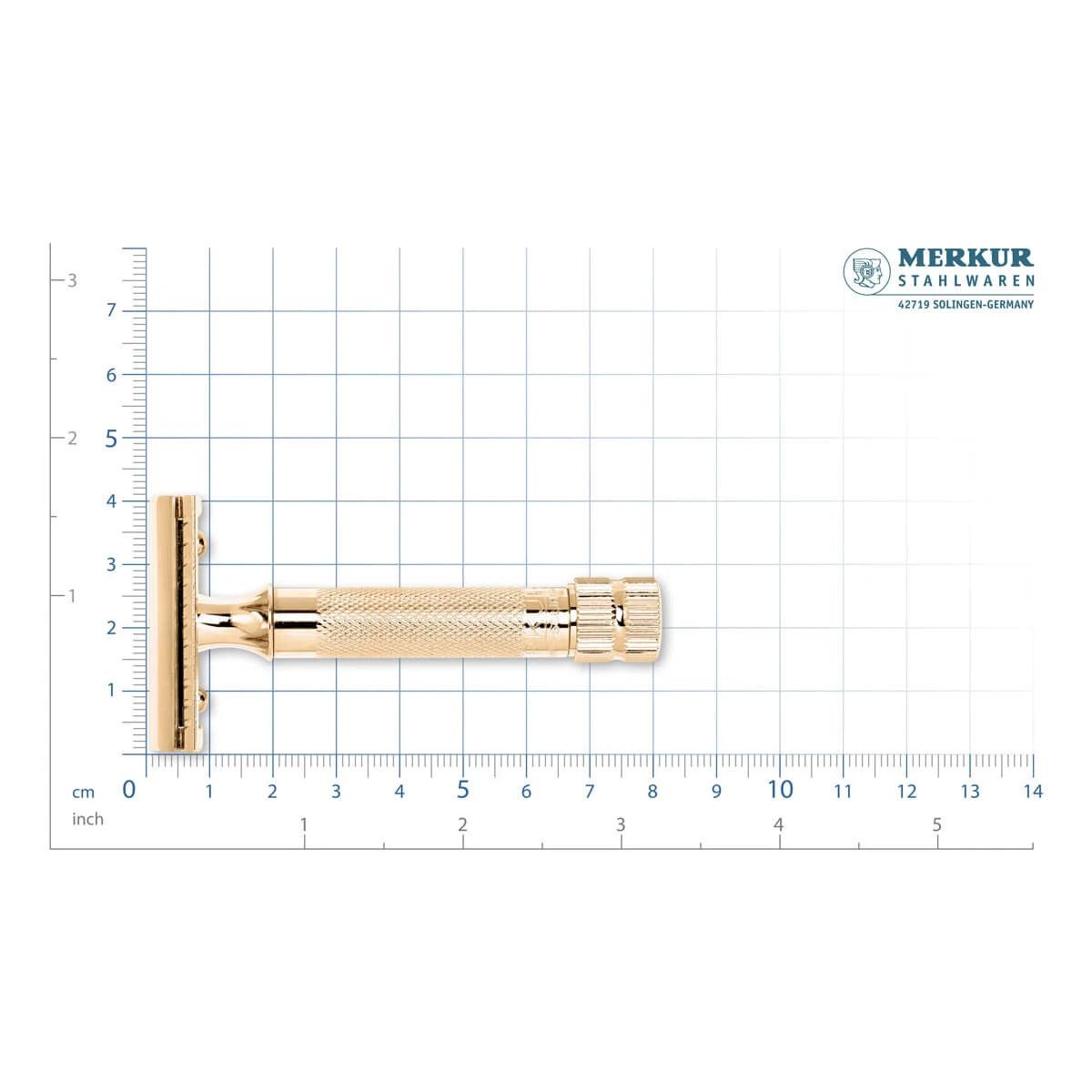 34G DE razor, Gold
