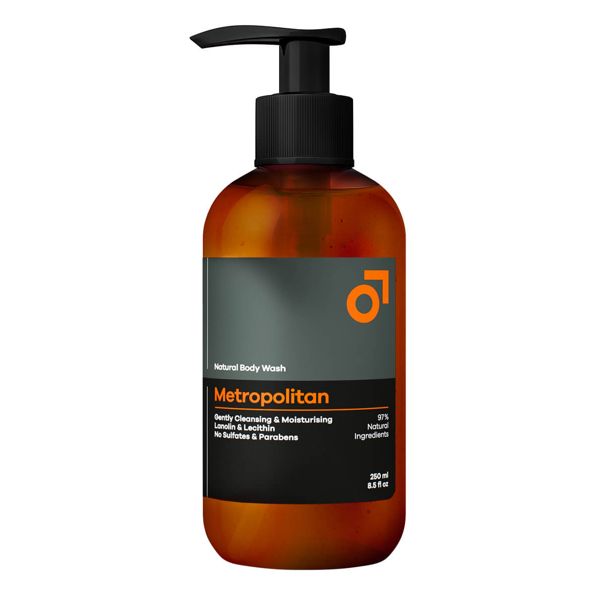 Natural Body Wash, Metropolitan, 250 ml.