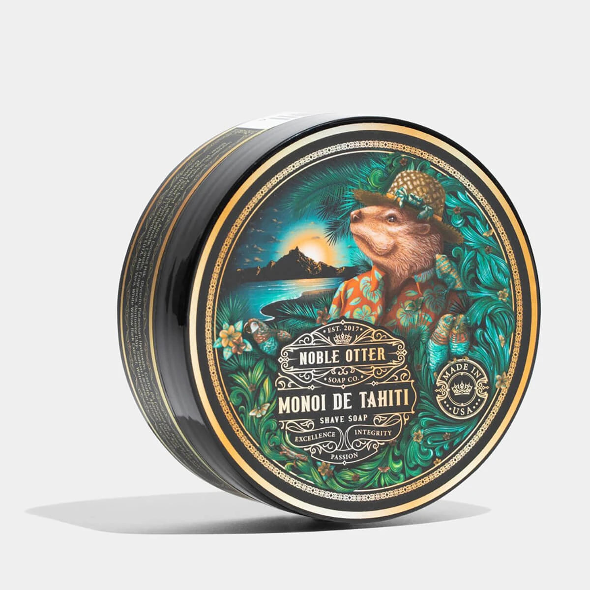 Shaving soap, Monoi de Tahiti, 118 ml.
