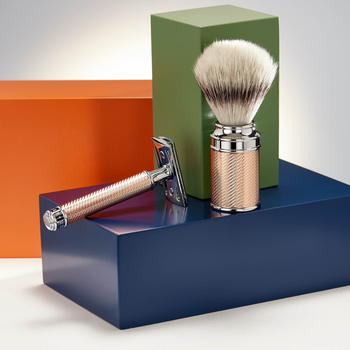 Silvertip Fibre® shaving brush, 21 mm, Traditional, Rosegold