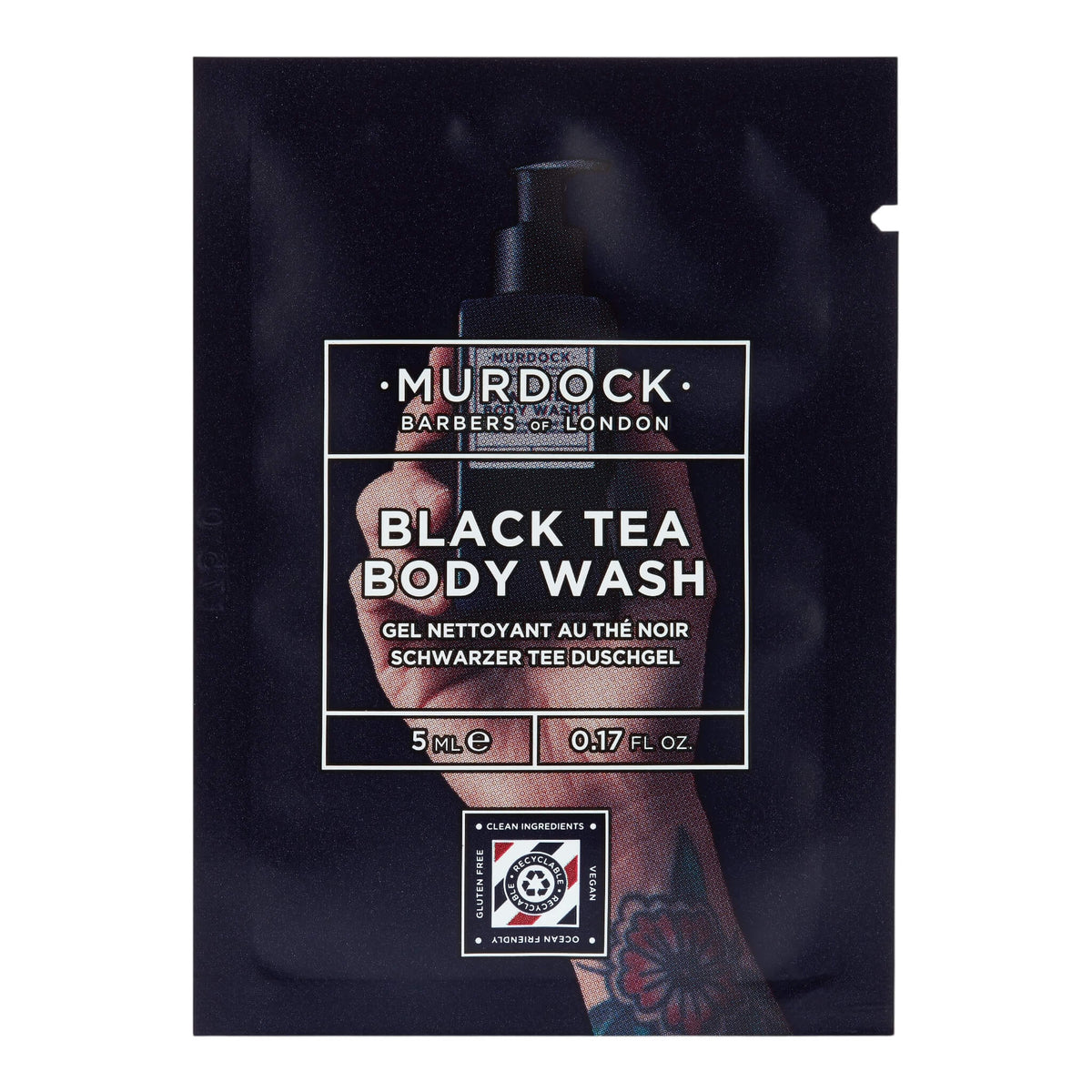 Bodywash, Black Tea, Sample, 5 ml.