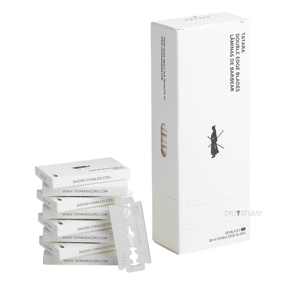 Platinum DE-Barber blades, 1 bar, 20x5 pcs (100 pcs)