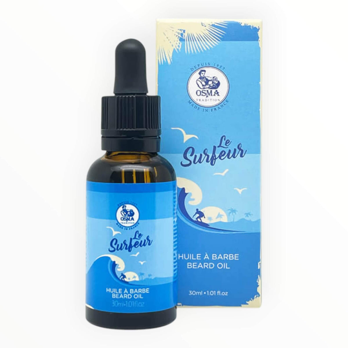 Beard Oil, Natural le Surfeur, 30 ml.