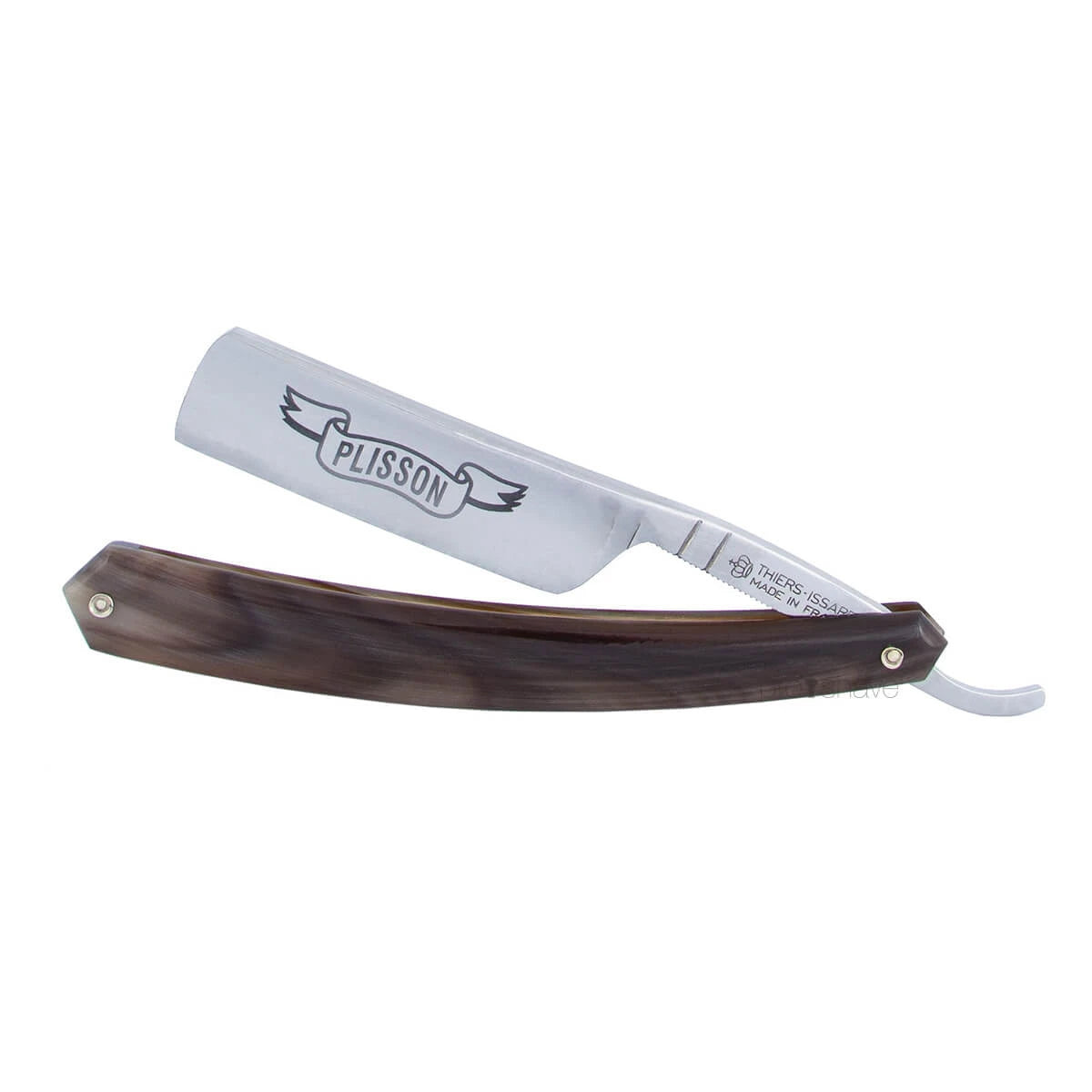 Straight Razor, 6/8 Round Nose, Horn