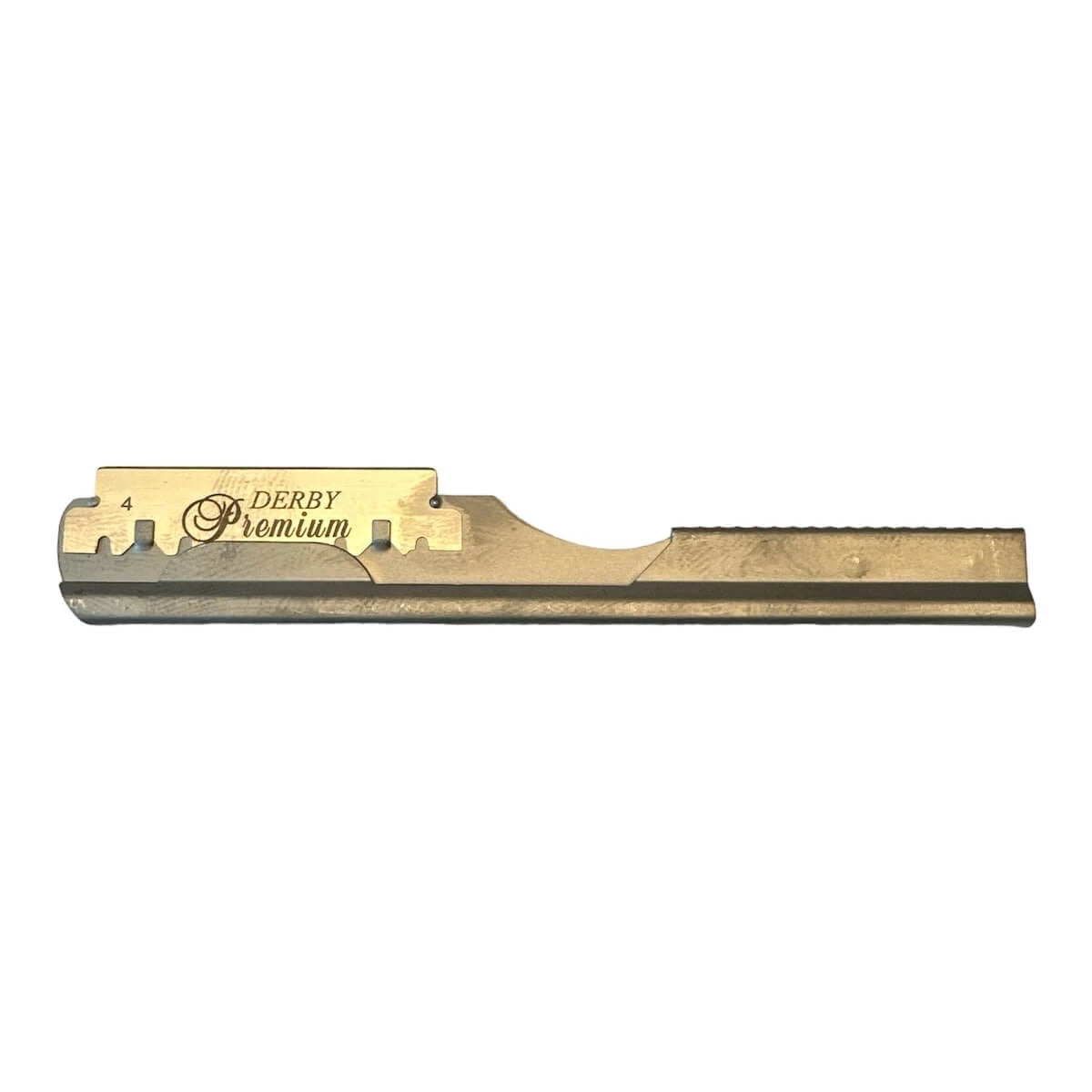 Straight Razor for interchangeable blades, P2, White + 100 Derby Blades