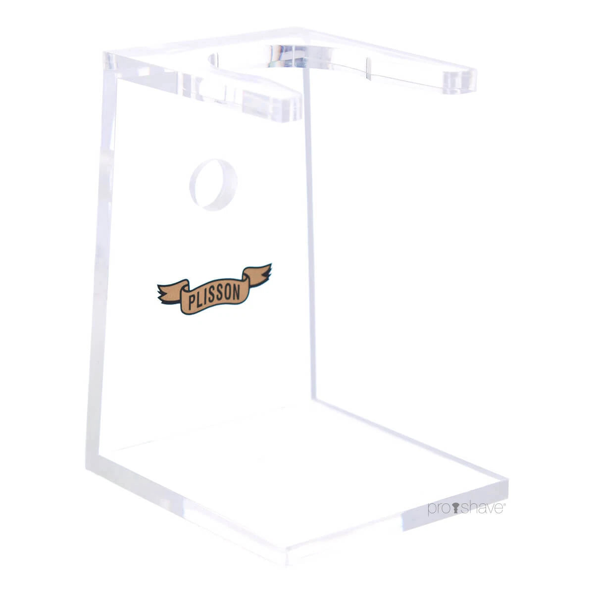 Shaving Brush Holder, Clear, Str. Large