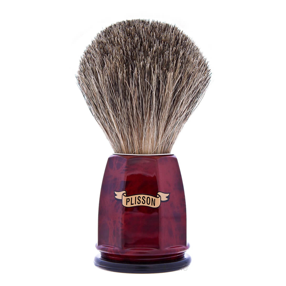 Shaving Brush, Russian Grey Badger & Imit. Walnut, Heritage, Size 12