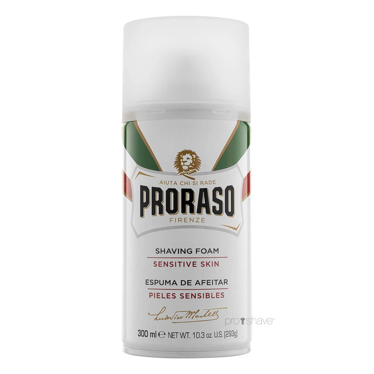 Shaving Foam - Sensitive, Green Tea & Oat, 300 ml.
