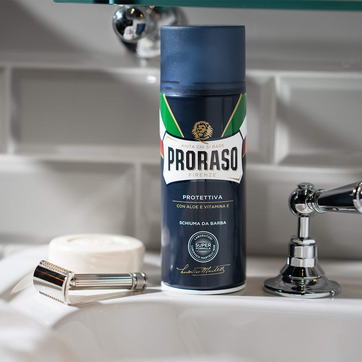 Shaving Foam - Protect, Aloe & Vitamin E, 300 ml.