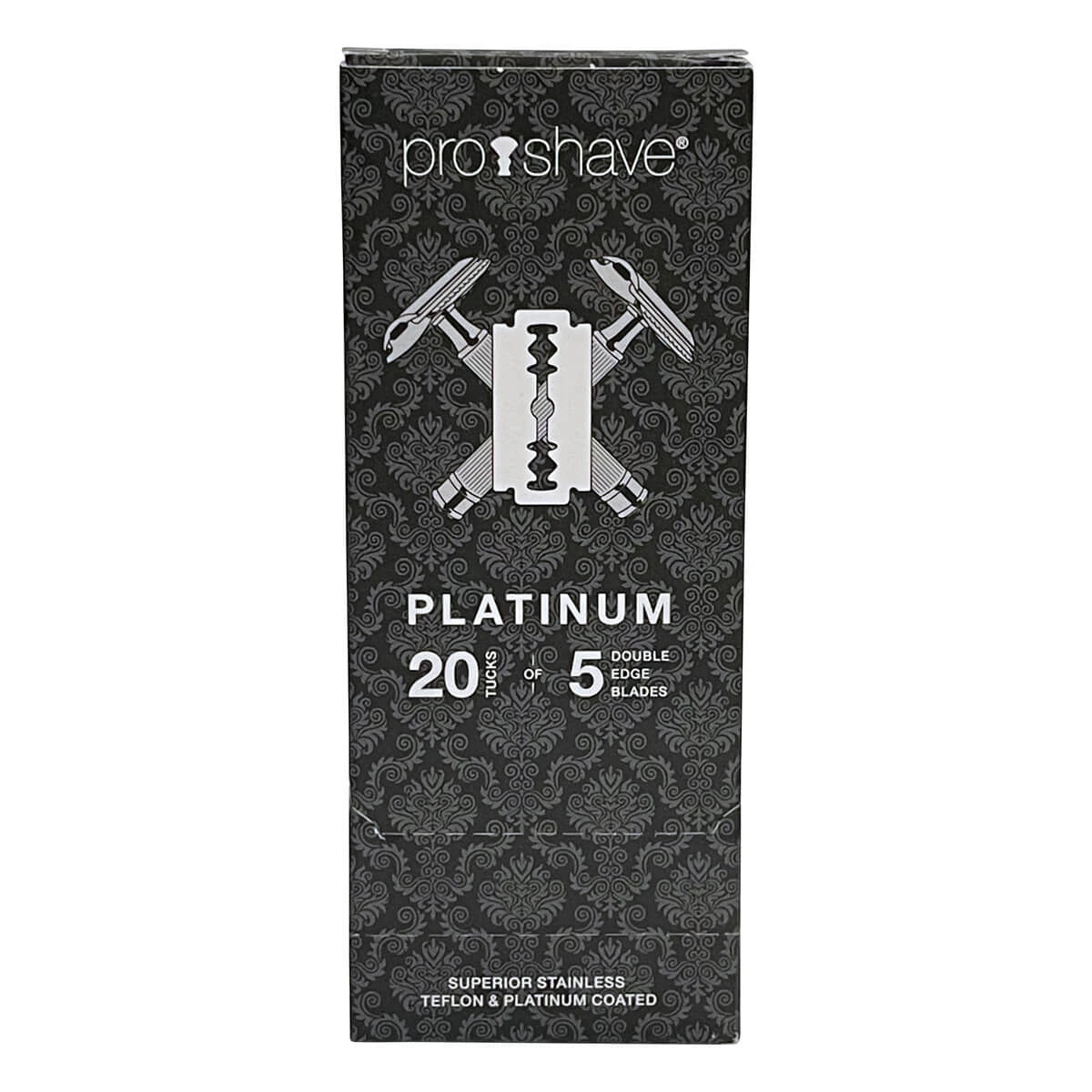 Platinum DE-Barber blades, 1 bar, 20x5 pcs (100 pcs)
