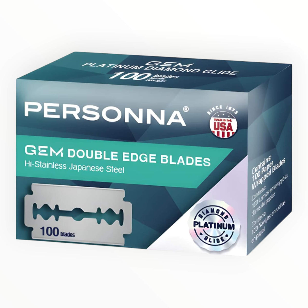 Doube Edge Blades, GEM, 100 pcs.