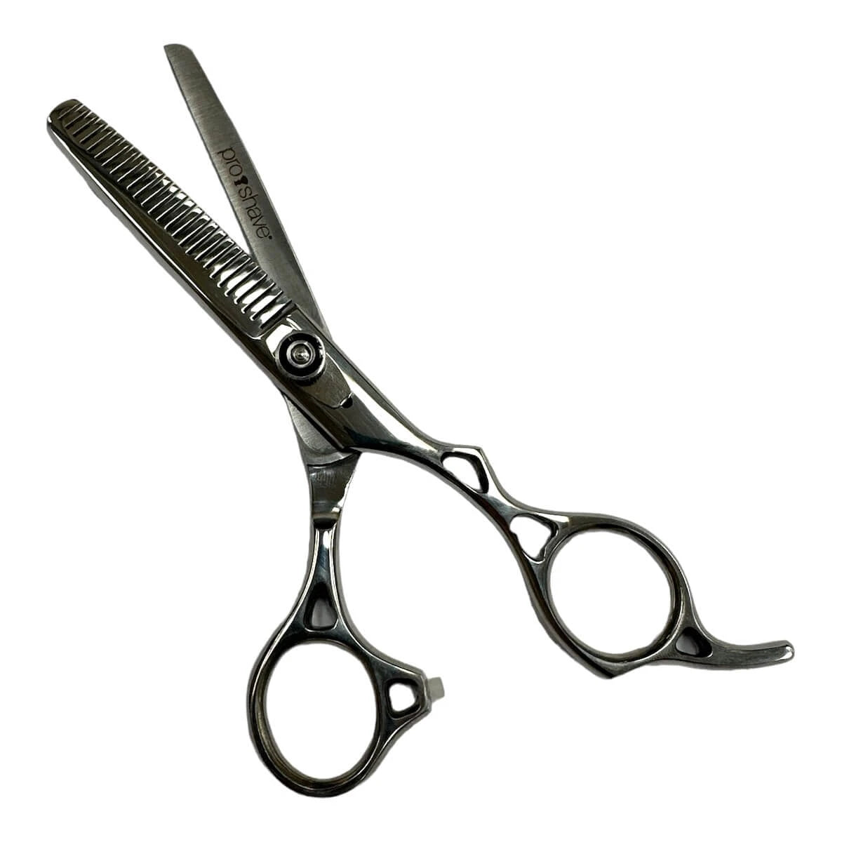 Hairdressing Scissors, Set of Hairdressing Scissors and Thinning Scissors, Chrome