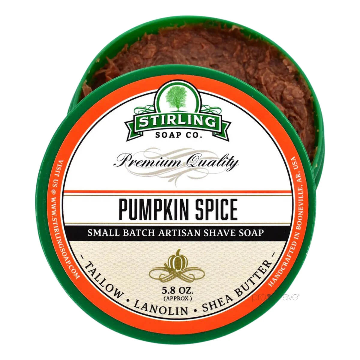 Shaving soap, Pumpkin Spice, 170 ml.