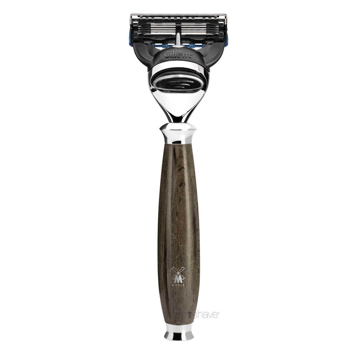Gillette Fusion Shaver, Purist, Grained Beech