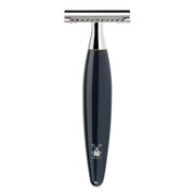 DE razor, Kosmo, Black synthetic resin