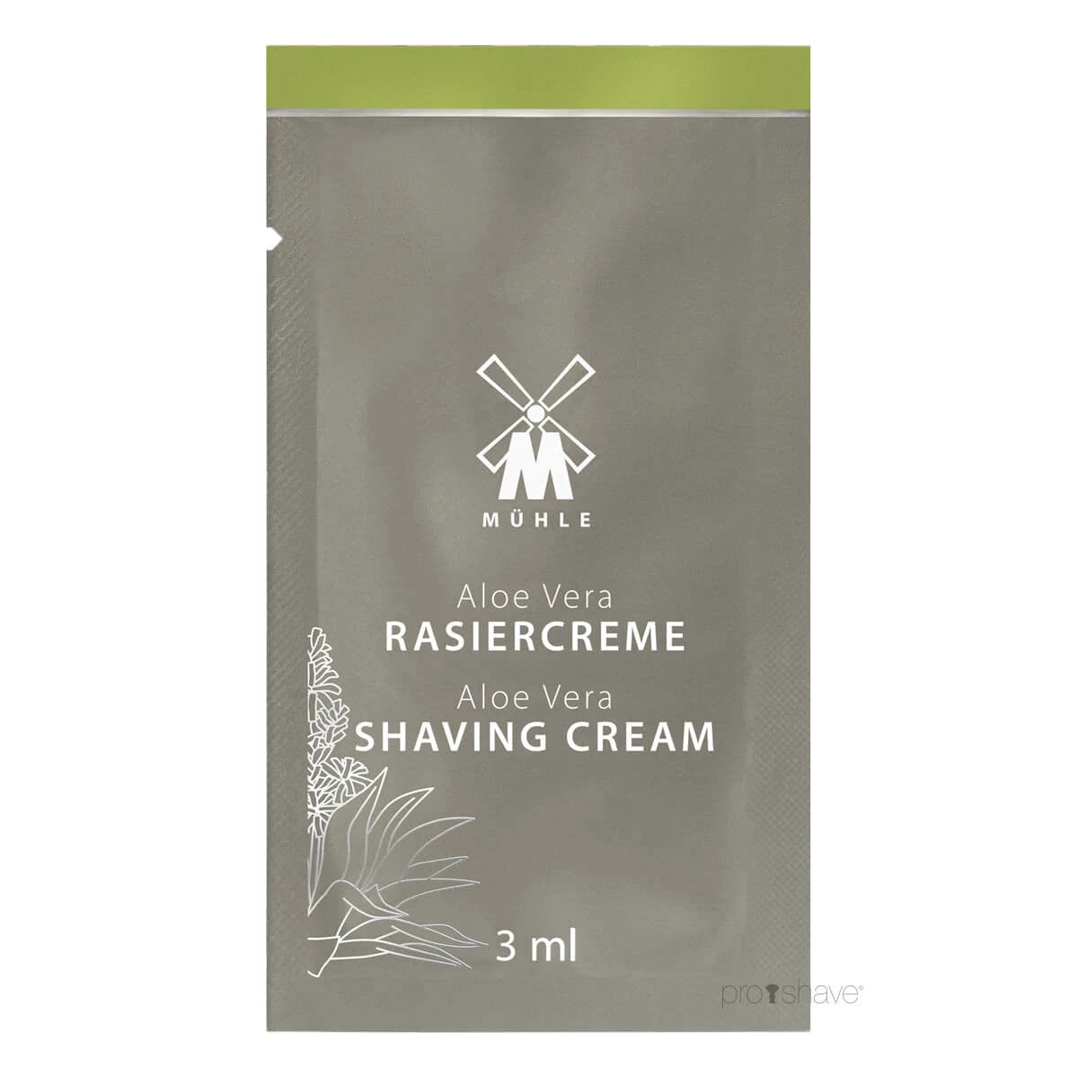Shaving cream, Aloe Vera, SAMPLE