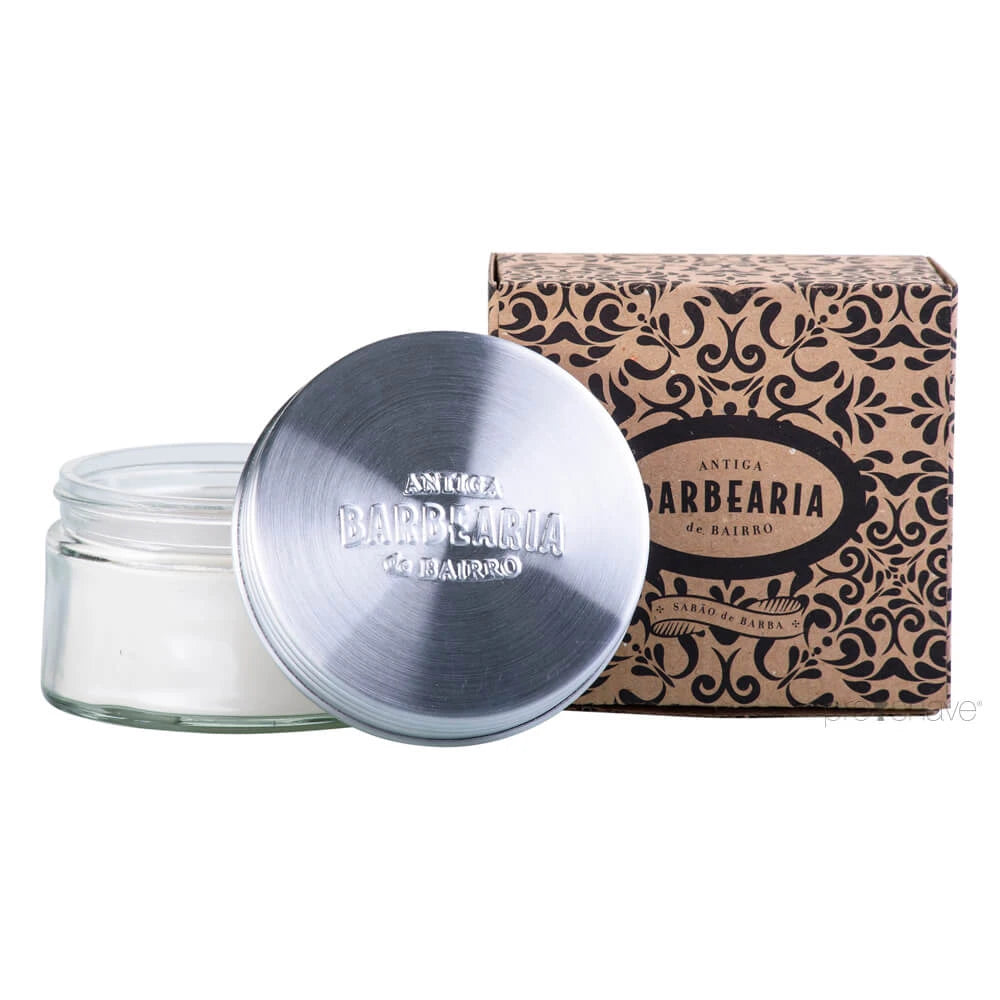 Shaving soap in glass bowl, 150 gr.