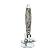 DE razor, Edition No. 3, Moss Oak & Sterling Silver