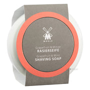 Shaving soap in porcelain bowl, Grapefruit & Mint, 65 gr.