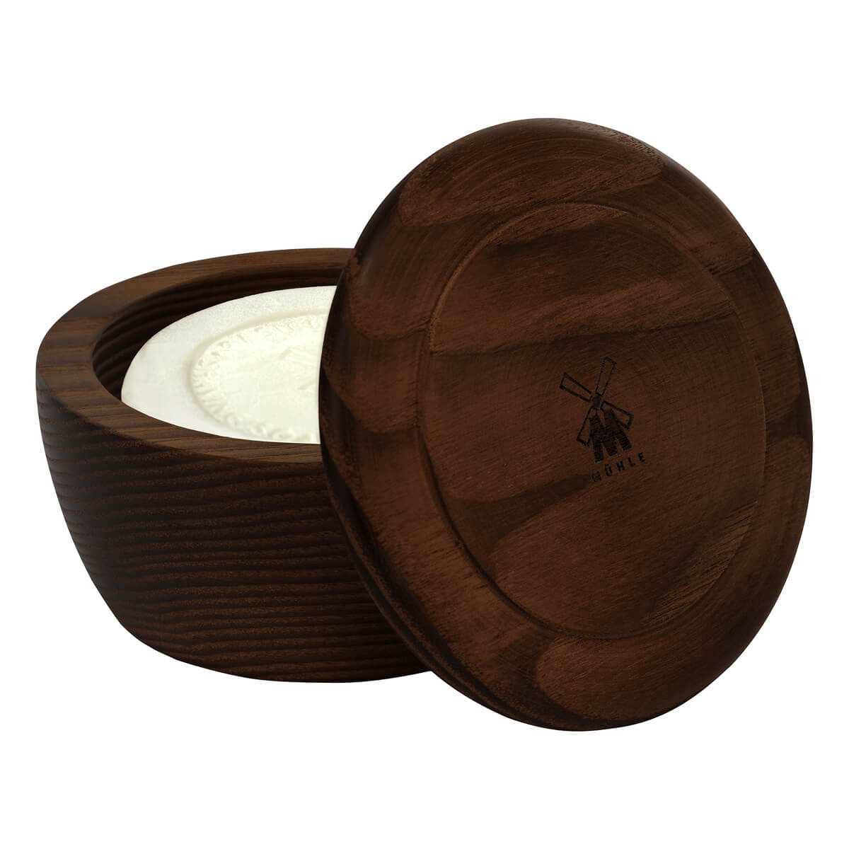 Shaving soap in wooden bowl, Grapefruit & Mint, 65 gr.