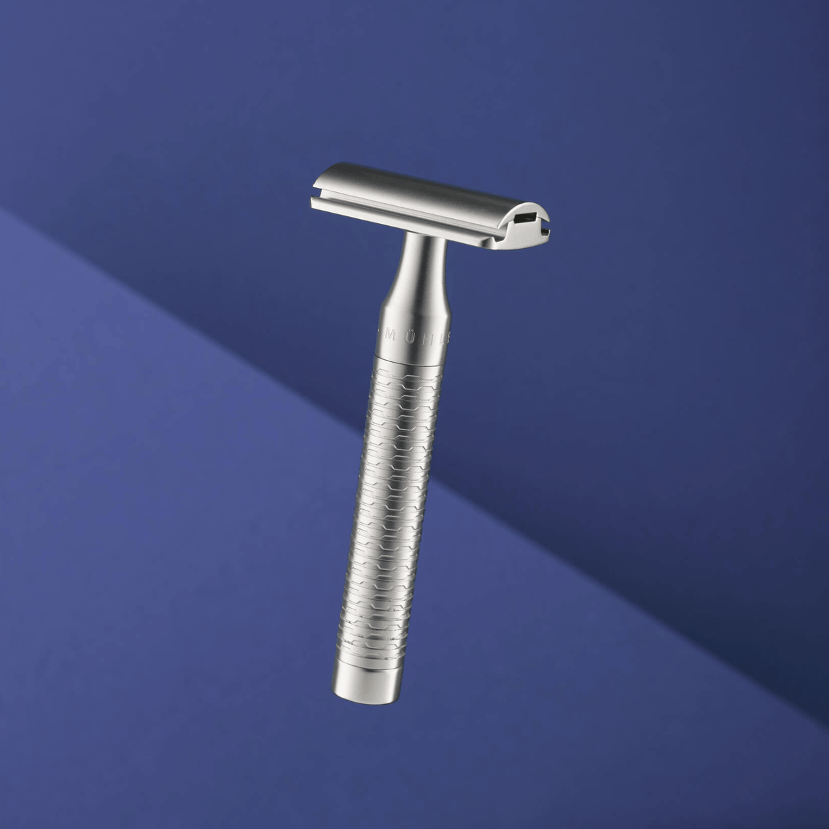 DE razor, Rocca, Stainless steel - Matte finish