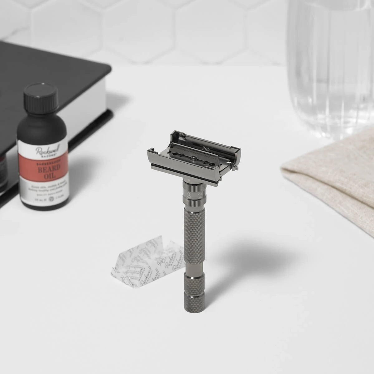 T2 Adjustable DE razor, Gunmetal