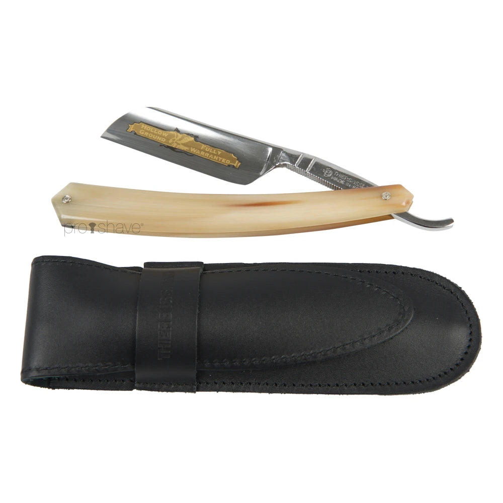 Straight Razor, 6/8 French Nose, Light horn