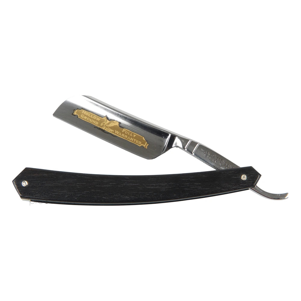 Straight Razor, 6/8 French Nose, Ebony