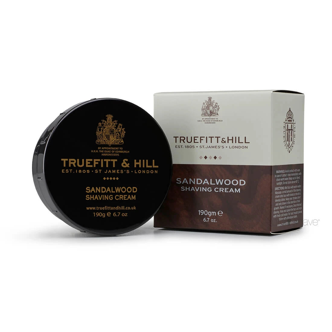 Shaving Cream, Sandalwood, 190 gr.