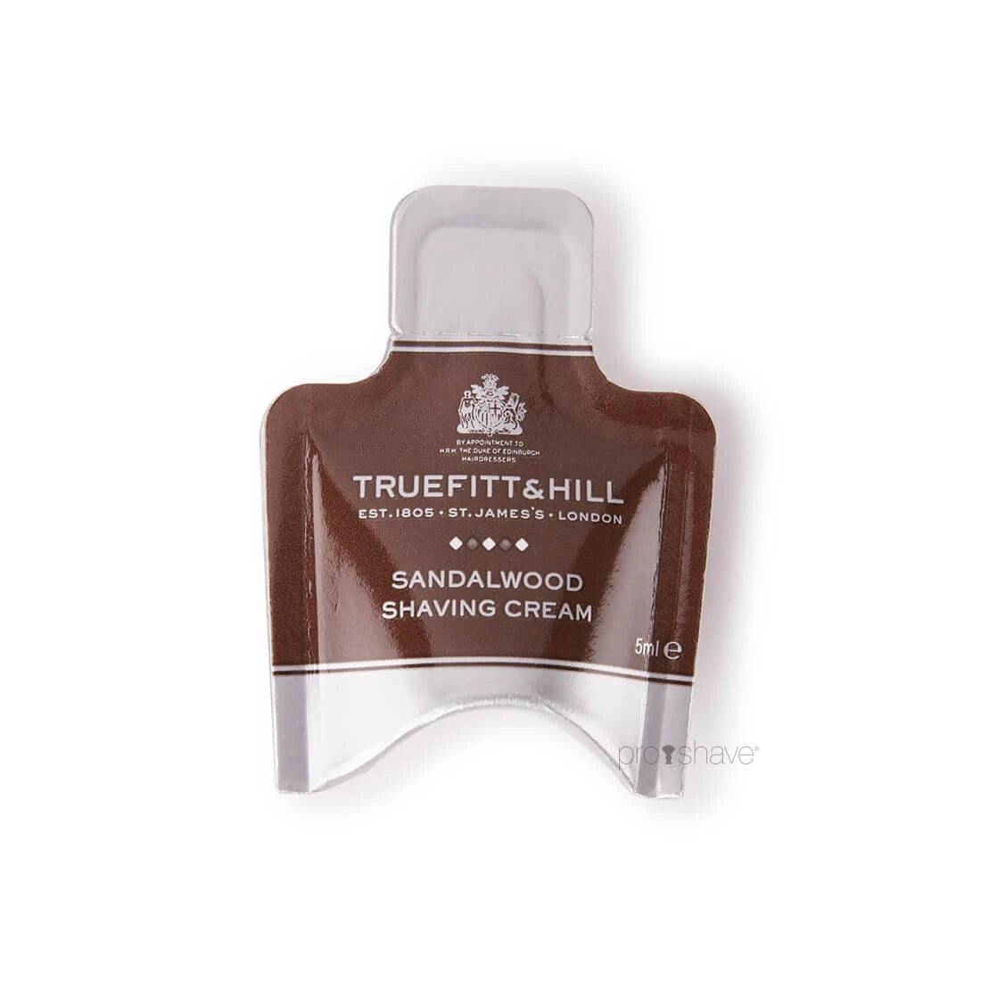 Sandalwood Shaving Cream Sample Pack, 5 ml.