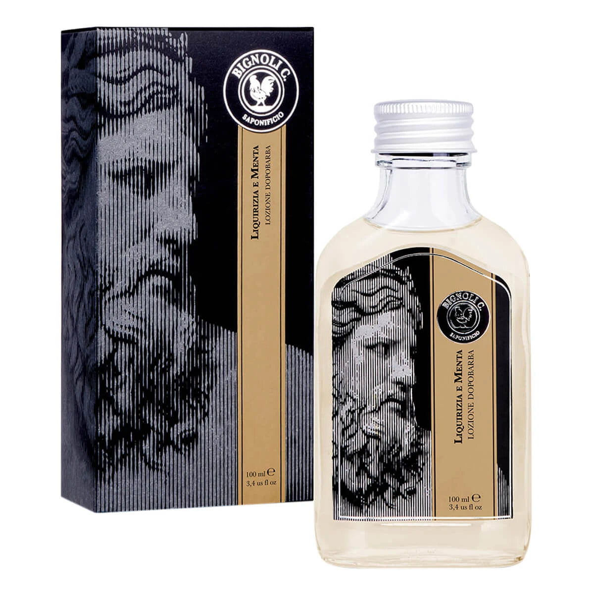 Aftershave, Liquirizia Menta, 100 ml.
