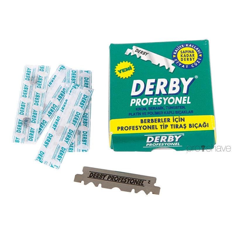 Set of Straight Razor + 100 Derby Blades