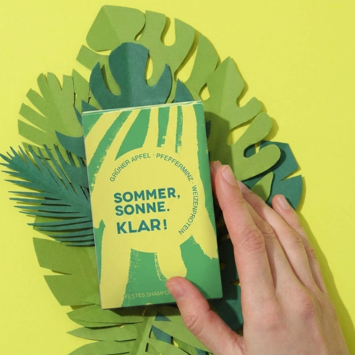 Shampoo Bar, Green Apple & Peppermint - Limited Edition, 100 g.