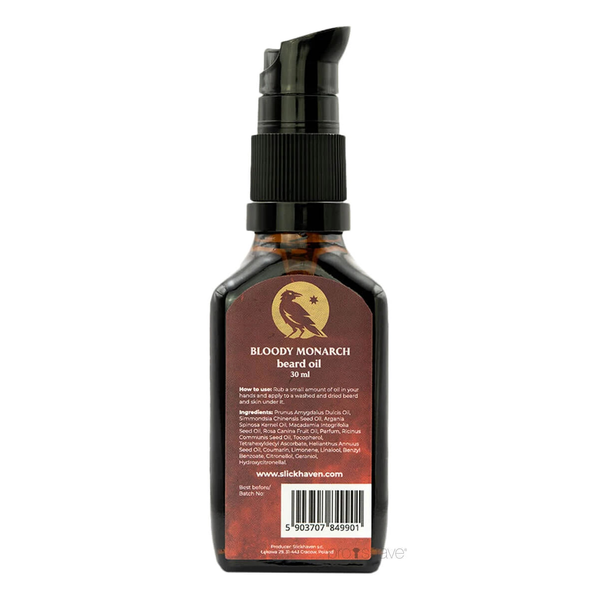 Beard oil, Bloody Monarch, 30 ml.