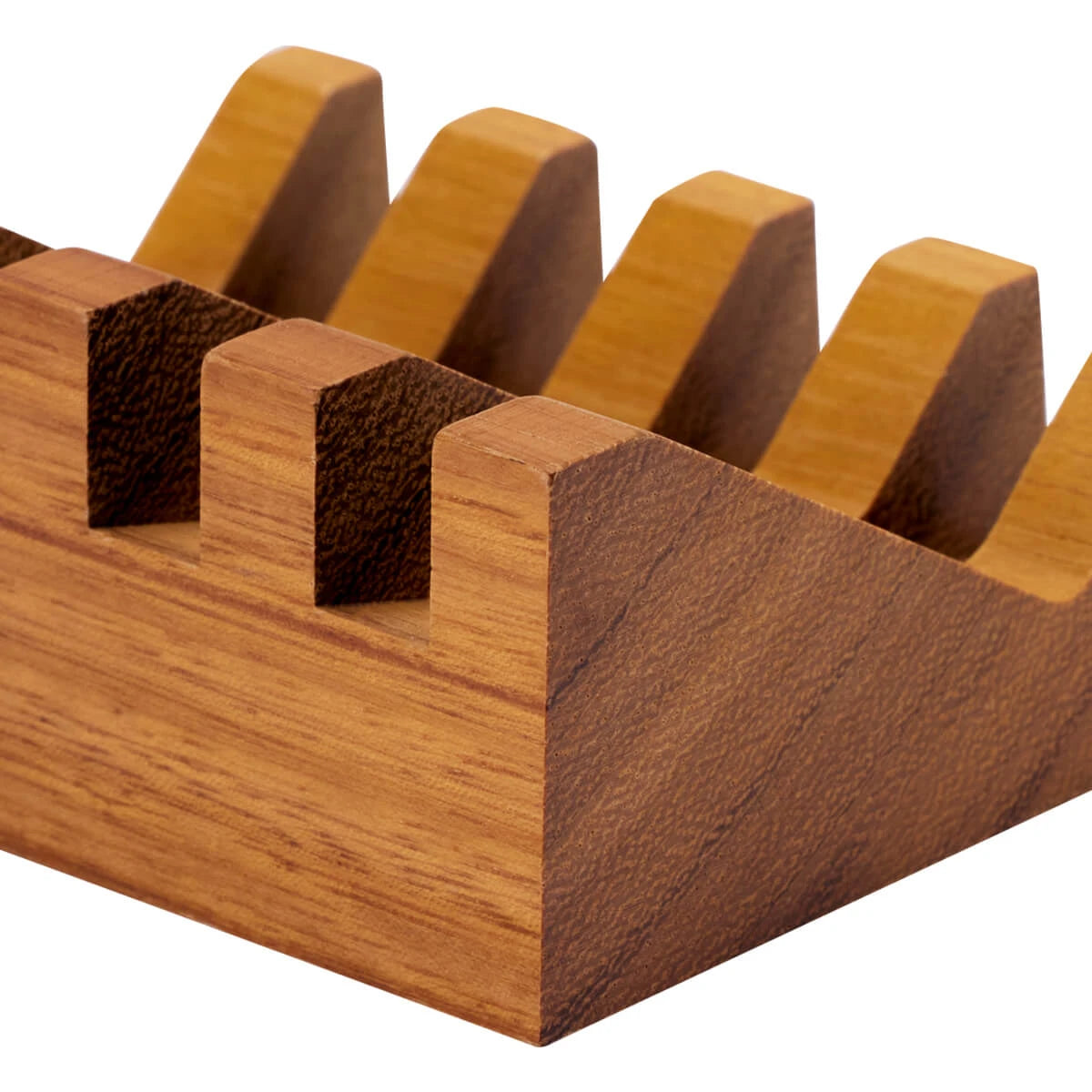 Diagonal Soap Dish, Wood