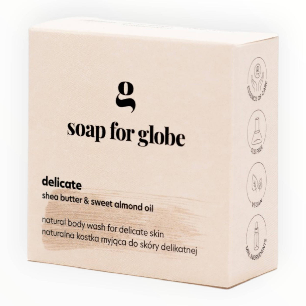 Body Wash Bar, Delicate skin - Delicate, 100 g.