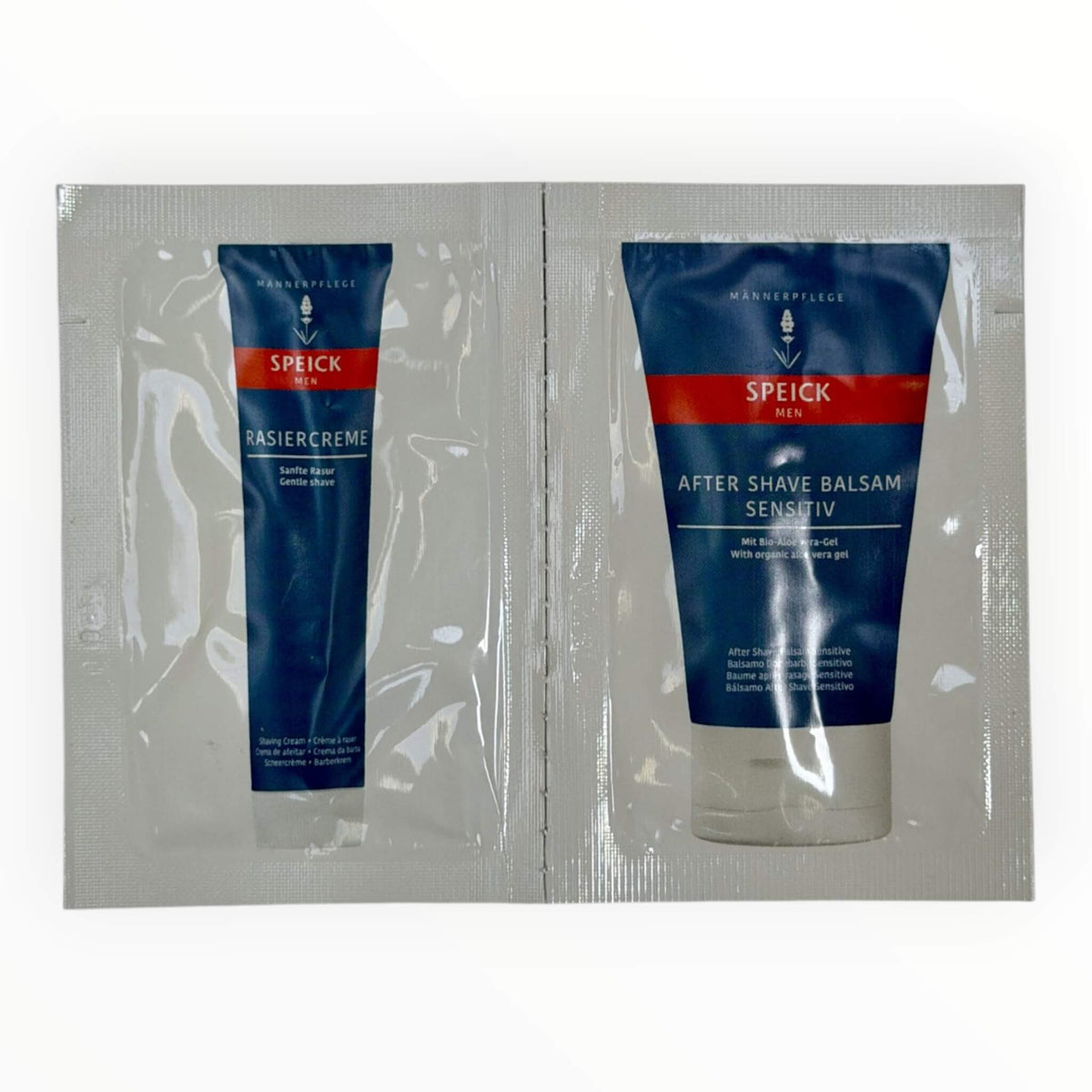 Shaving Cream & Aftershave Balm, Samples, 2 x 3 ml.