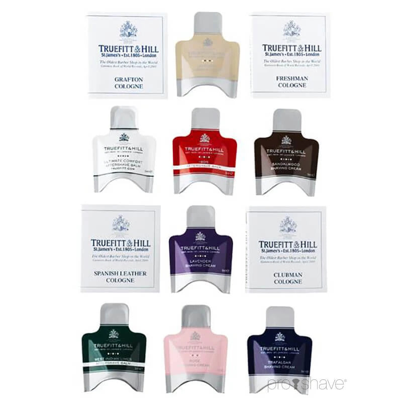 Samples Pack, Shaving Cream, Aftershave Balm & Cologne
