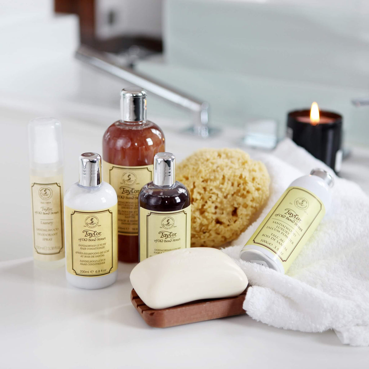 Gift set with Bath Soaps, Sandalwood, 3 pcs.