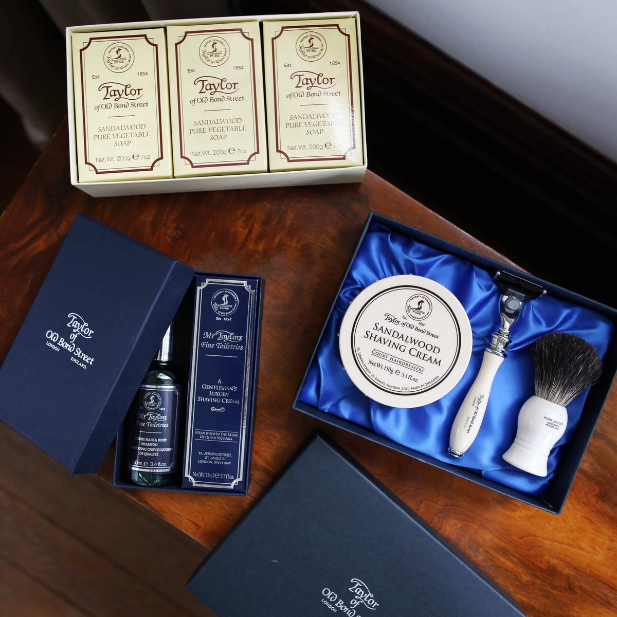 Gift set with Bath Soaps, Sandalwood, 3 pcs.