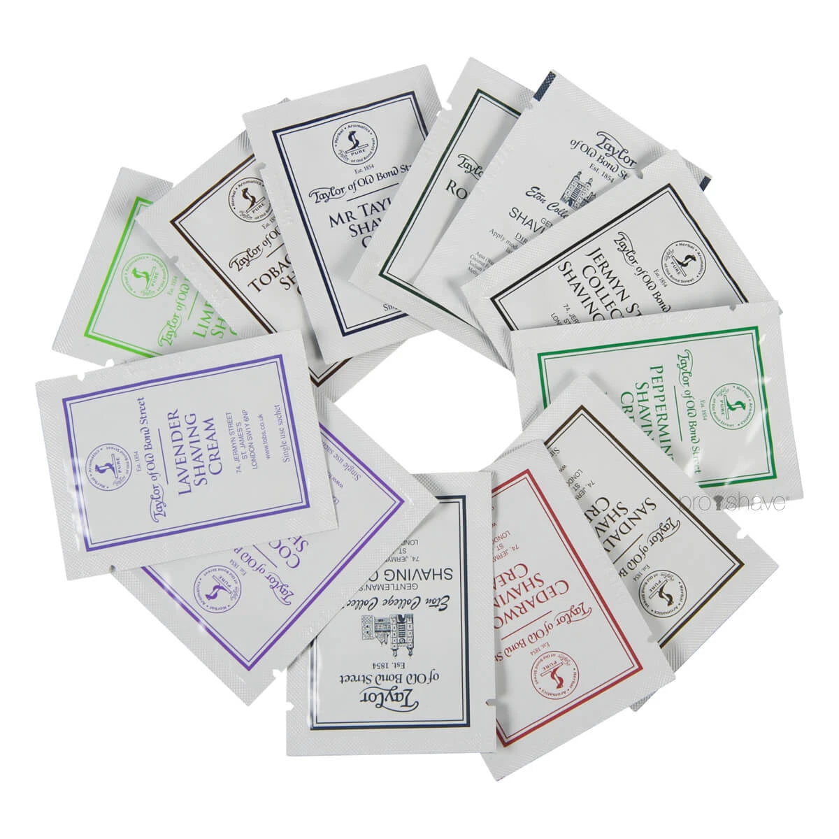 Samples Pack, Shaving Creams