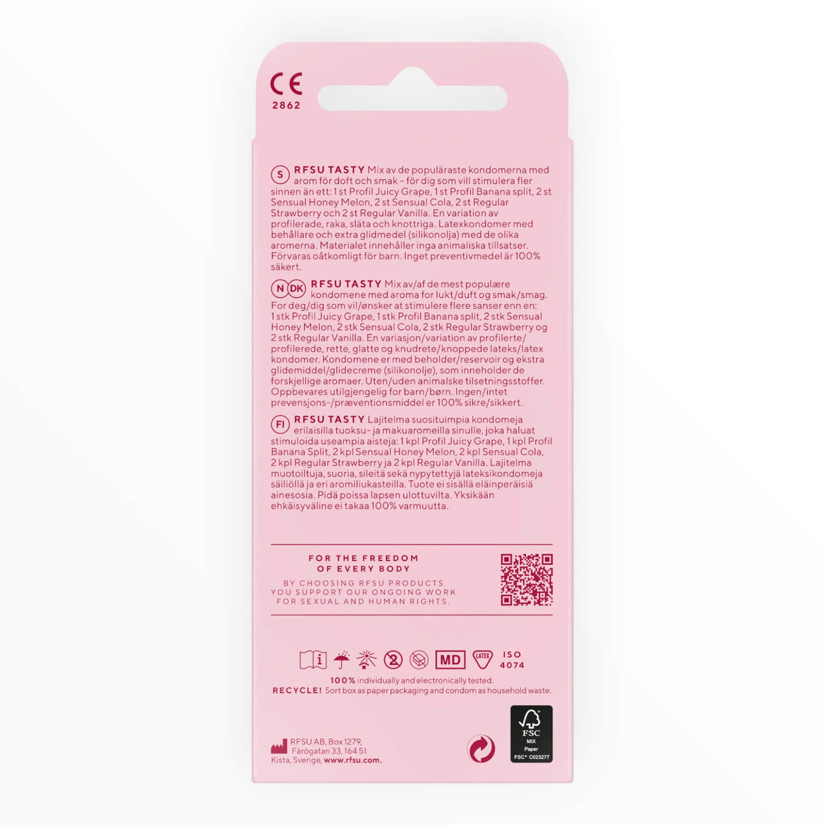 Tasty Condoms, 10-pack